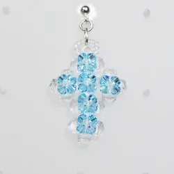 Pierces - Silver brass - Earrings Kara - Pierces - Silver brass - Laiton argenté